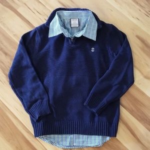 NEW Izod Sweater & Long Sleeve Button-down Shirt